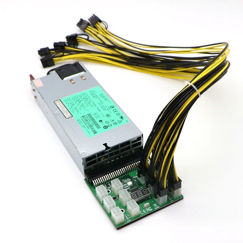 VARÓN de 16AWG 6PIN al cable de transmisión del Pci E del VARÓN 8PIN para la tarjeta gráfica