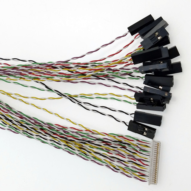 La informática universal del  LVDS telegrafía la echada 40P de DF20 1.0M M a 2P Du Pont 2.54M M LCD
